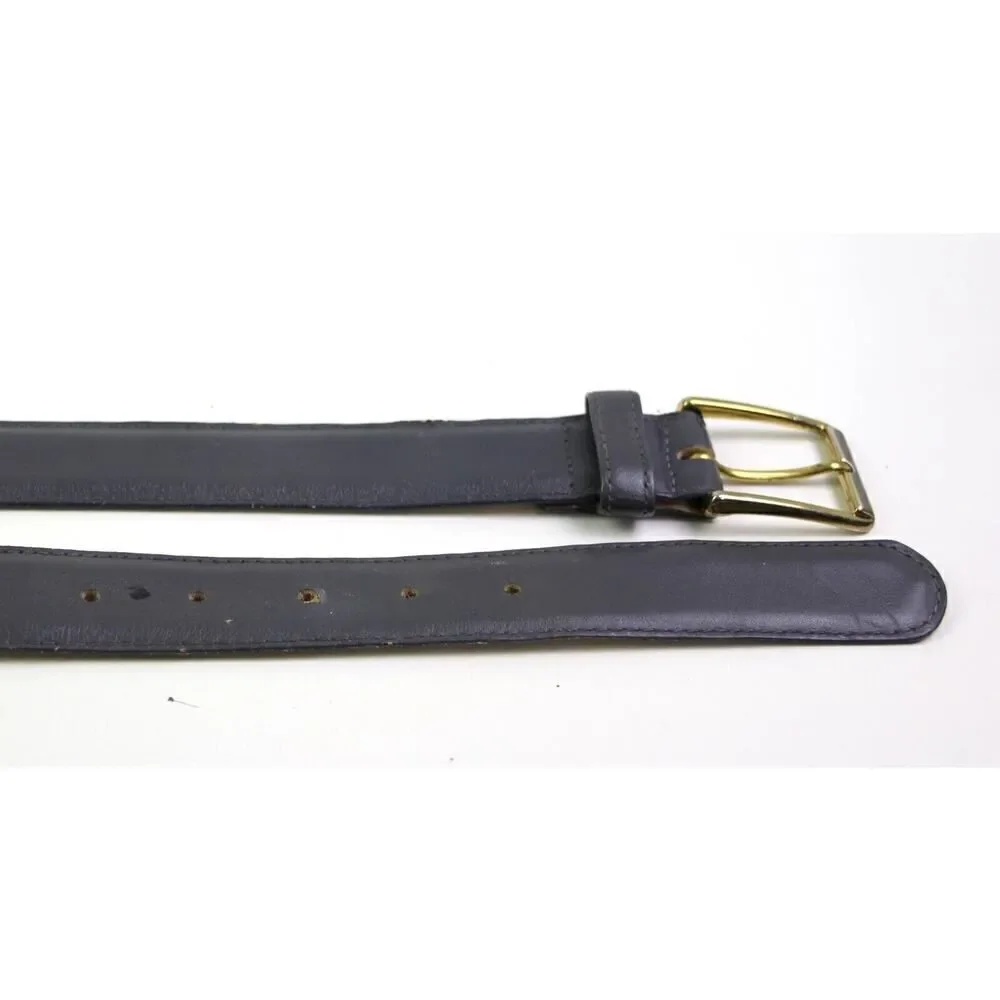 VTG GRAY GENUINE LEATHER 1 1/8